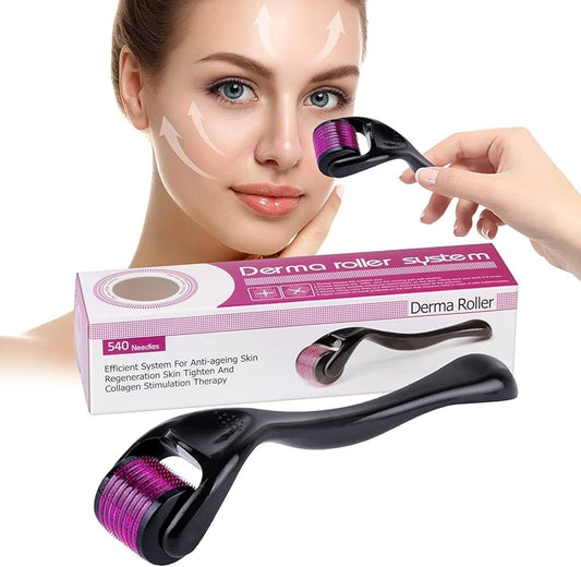 Derma Roller For Hair And Beard Regrowth 540 Micro 0.5MM